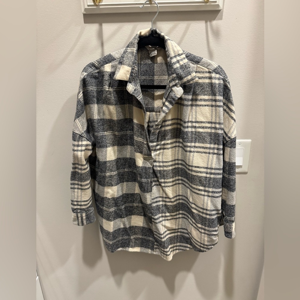 French Connection flannel pullover tunic - XS